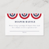 Carte de boîtier rouge blanc et Baby shower dû (Devant)