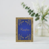 Carte de boîtier Royal Blue et Gold (Debout devant)