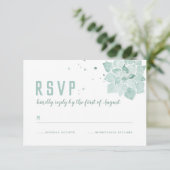 Carte de boîtier RSVP de mariage pour adultes (Debout devant)