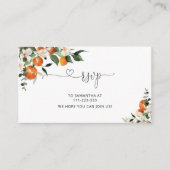 Carte de boîtier RSVP petite cuite (Devant)