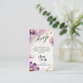 Carte de boîtier - Scan Me RSVP QR Code (Debout devant)