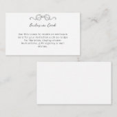 Carte de boîtier simple à main tirée (Devant / Derrière)