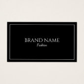 Carte de boîtier simple Black Care Instructions (Devant)