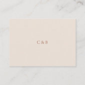 Carte de boîtier simple Russe pour Mariage (Dos)