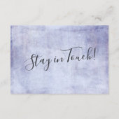 Carte de boîtier Soft Purple Grunge "We have Moved (Dos)