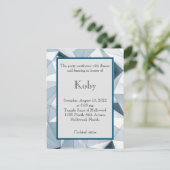 Carte de boîtier Triangle Blues (Debout devant)