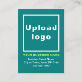 Carte de boîtier Turquoise pour entreprise (Devant)