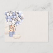 Carte de boîtier vierge des ballons d'ours (Dos)