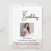 Carte de Bon Anniversaire (Devant)