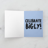 CARTE DE BON ANNIVERSAIRE À DONALD TRUMP BIGLY (Intérieur)