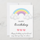 Carte de Bon Anniversaire à Imprimer (Devant)