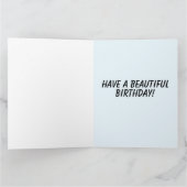 CARTE DE BON ANNIVERSAIRE ART ANGLAIS (Intérieur)