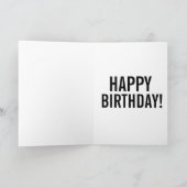 CARTE DE BON ANNIVERSAIRE BEAU MESSAGE (Intérieur)