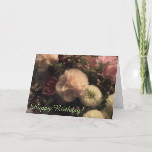 Carte de Bon Anniversaire Bouquet Floral
