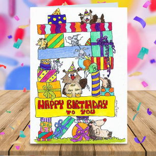 carte de BON ANNIVERSAIRE par Nicole Janes