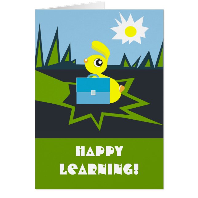 Carte de Bon Apprentissage (Devant)