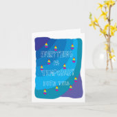 Carte de bon courage pour penser à vous en deuil d (Fleur jaune)