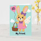 Carte de Bon Printemps à Mon Ami (Fleur jaune)