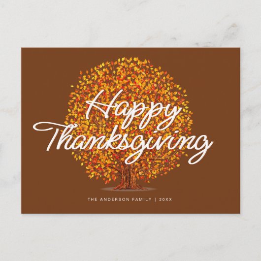 Carte de bon thanksgiving (Devant)