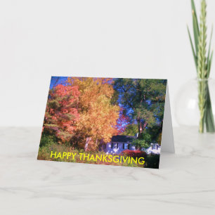 Carte de BON THANKSGIVING