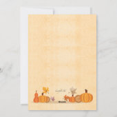 Carte de bon thanksgiving Jour Férié (Dos)