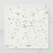 Carte de Bon thanksgiving moderne Citrouille (Dos)