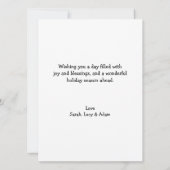 Carte de Bon thanksgiving Rainy and Windy Day (Dos)