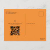 Carte de bonbons Halloween Trick Or Treat QR Code (Dos)