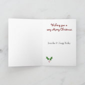 Carte de bonhomme de neige de pays (Intérieur)