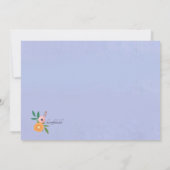 Carte de bonjour (Dos)