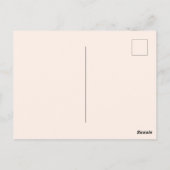 Carte de Bonne Action de Grâce (Dos)