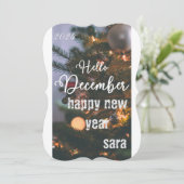 carte de bonne année (Debout devant)