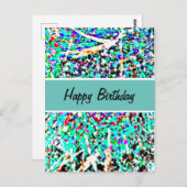 Carte de Bonne Anniversaire (Devant / Derrière)