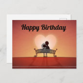 Carte de bonne anniversaire (Devant / Derrière)