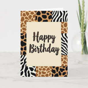 Carte de Bonne Anniversaire au Script Élégant