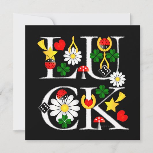 Carte de Bonne Chance (Devant)