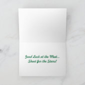 Carte de bonne chance de gymnastique (Intérieur)