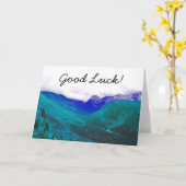 Carte de bonne chance - photographie de parc (Fleur jaune)