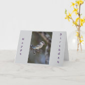 CARTE DE BONNE FÊTE "ANNIVERSAIRE PARTAGÉ" (Fleur jaune)