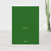 Carte de Bonne Fête de la Saint-Patrick (Dos)