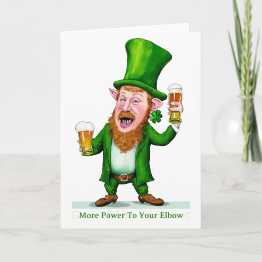 Carte de Bonne Fête de la Saint-Patrick (Devant)