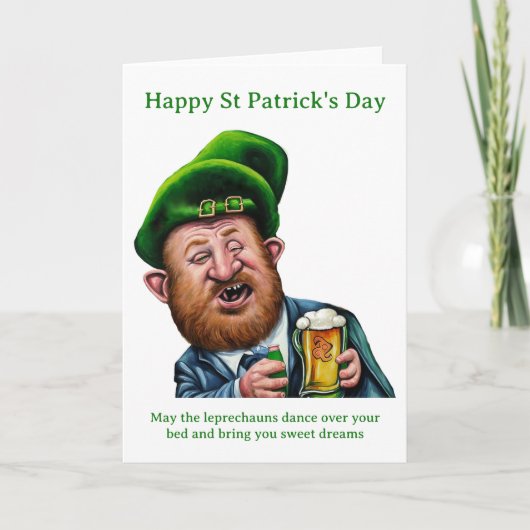Carte de Bonne Fête de la Saint-Patrick (Devant)