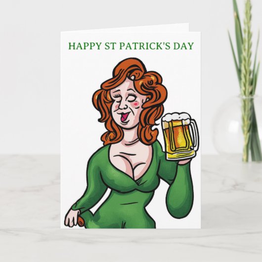 Carte de Bonne Fête de la Saint-Patrick (Devant)