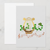 Carte de Bonne Fête de la Saint-Patrick (Devant / Derrière)