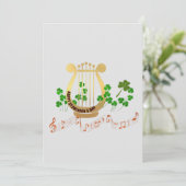 Carte de Bonne Fête de la Saint-Patrick (Debout devant)