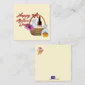 Carte de Bonne Fête des Mères (Devant / Derrière)