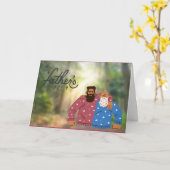 Carte de Bonne Fête des Pères (Fleur jaune)