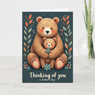 Carte de Bonne Fête des Pères Moment Tendresse