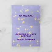 Carte de Bonne Halloween Corbeau, Lune, Soleil, Ét (Intérieur)