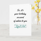 CARTE DE BONNES CHOSES VIENNENT À CEUX QUI "BAIT" ANNIVE (Fleur jaune)